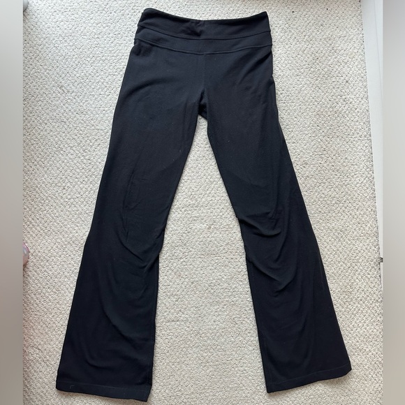 lululemon athletica Pants - Lululemon Groove high rise Flare Pants size 6 black